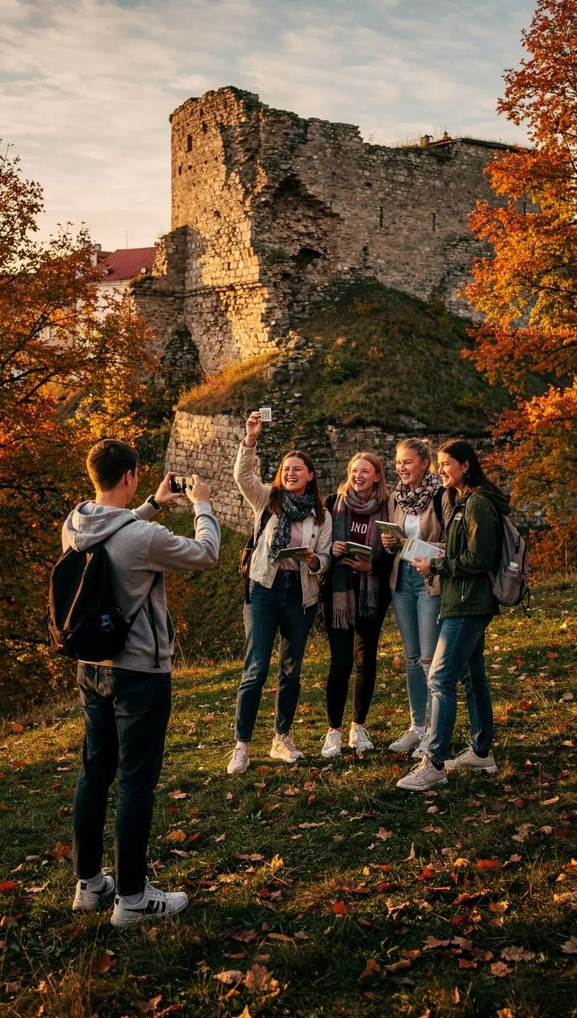 Avatud giidiraamat koos selgete marsruutide ja tempelkohtade kirjeldustega Eesti linnades.